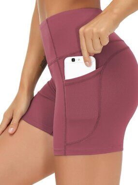 High Waist Yoga Shorts for Women Workout Biker Shorts | Tummy Control, Squat-pro